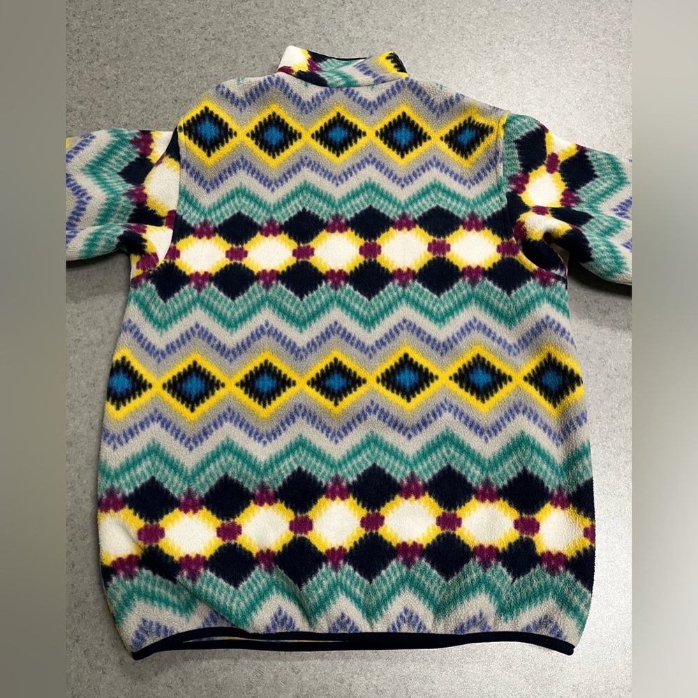 Patagonia Synchilla Snap-T Aztec Diamond “Timber Twist” Fleece—Small FA16 - Picture 4 of 7